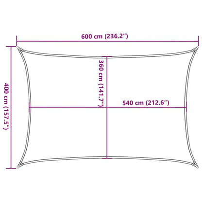 Vidaxl Toldo De Vela Hdpe Verde Claro 160 G/m² 4x6 M_2