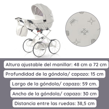 Carro De Muñecas Imperial Classic_white