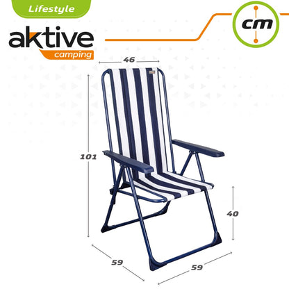 Silla Plegable 5 Posiciones Marinera Aktive Garden_5