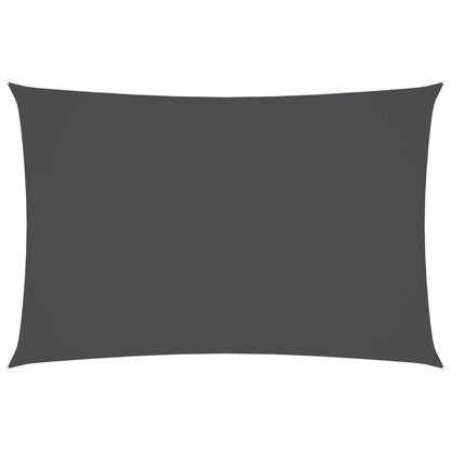 Vidaxl Toldo De Vela Rectangular Tela Oxford Gris Antracita 6x8 M_0