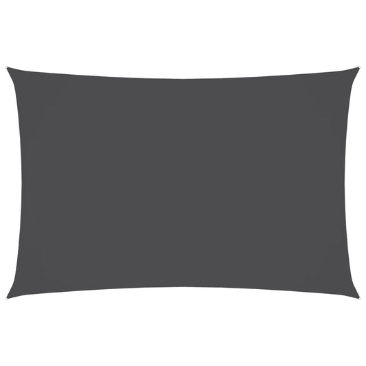 Vidaxl Toldo De Vela Rectangular Tela Oxford Gris Antracita 6x8 M_0