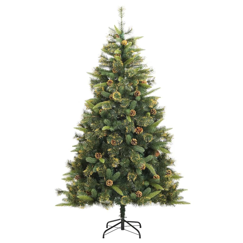 Vidaxl Árbol De Navidad Artificial Con Bisagras 300 Led Y Bolas 240 Cm_4
