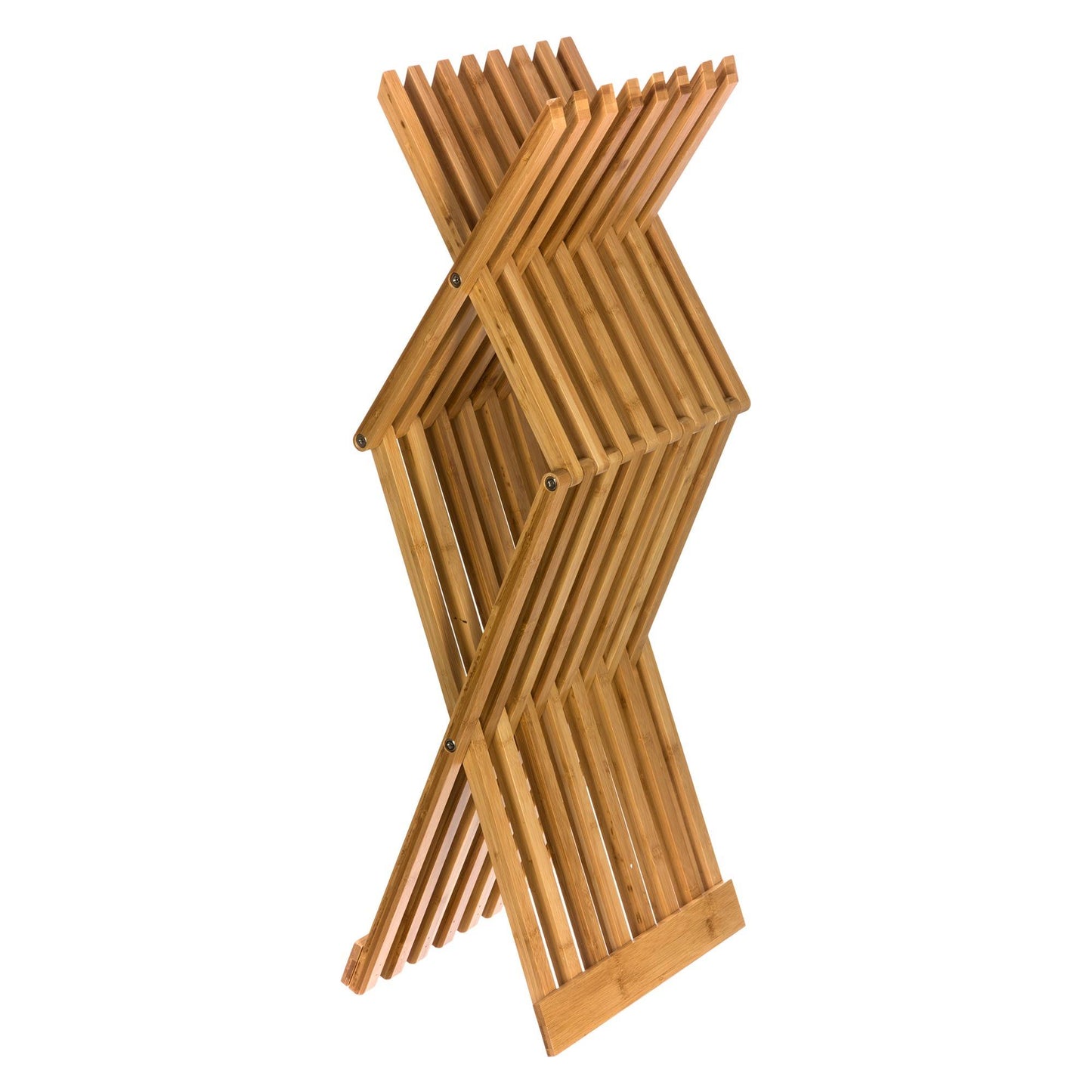 Well Home Silla - Taburete Plegable De Bambú 40x32x45cm_3