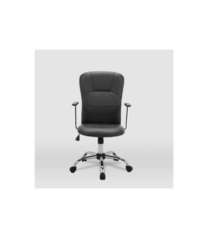 Silla De Oficina Magali Acabado Negro. Alto: 98.5/107.5cm Ancho: 56cm Fondo: 59cm._0