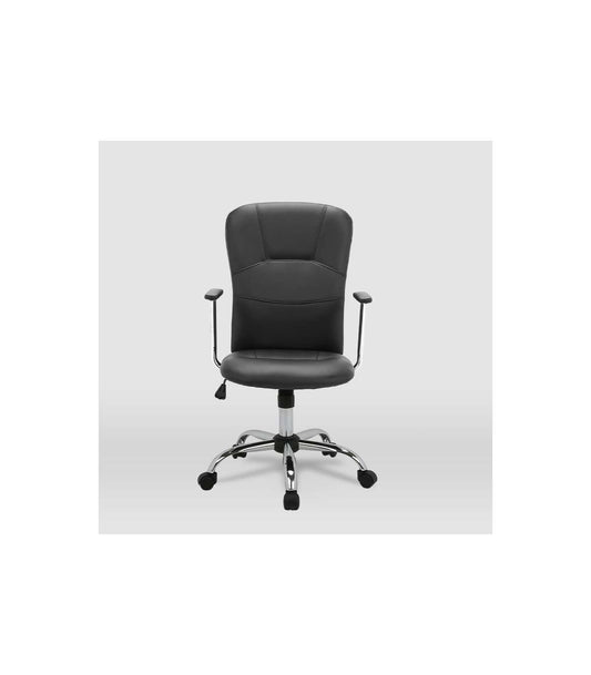 Silla De Oficina Magali Acabado Negro. Alto: 98.5/107.5cm Ancho: 56cm Fondo: 59cm._0