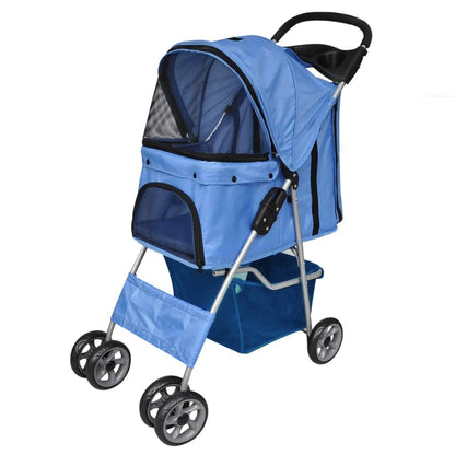 Vidaxl Cochecito Para Perros Azul_0