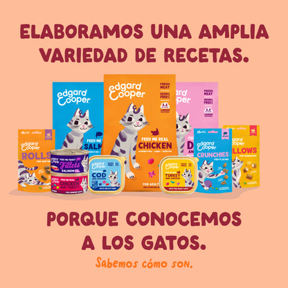Filetes de pollo para gatos Edgard & Cooper 70 g