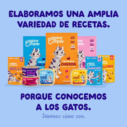 Filetes de atún con pollo para gatos Edgard & Cooper 70 g