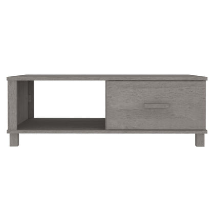 Mesa De Centro Hamar Madera Maciza Pino Gris Claro 100x55x35 Cm_3