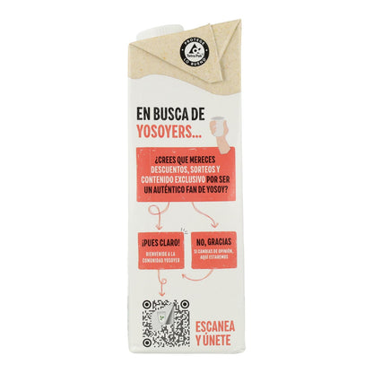 Bebida de Avena 0% Azúcares Bio Yosoy Ecológica 1 L