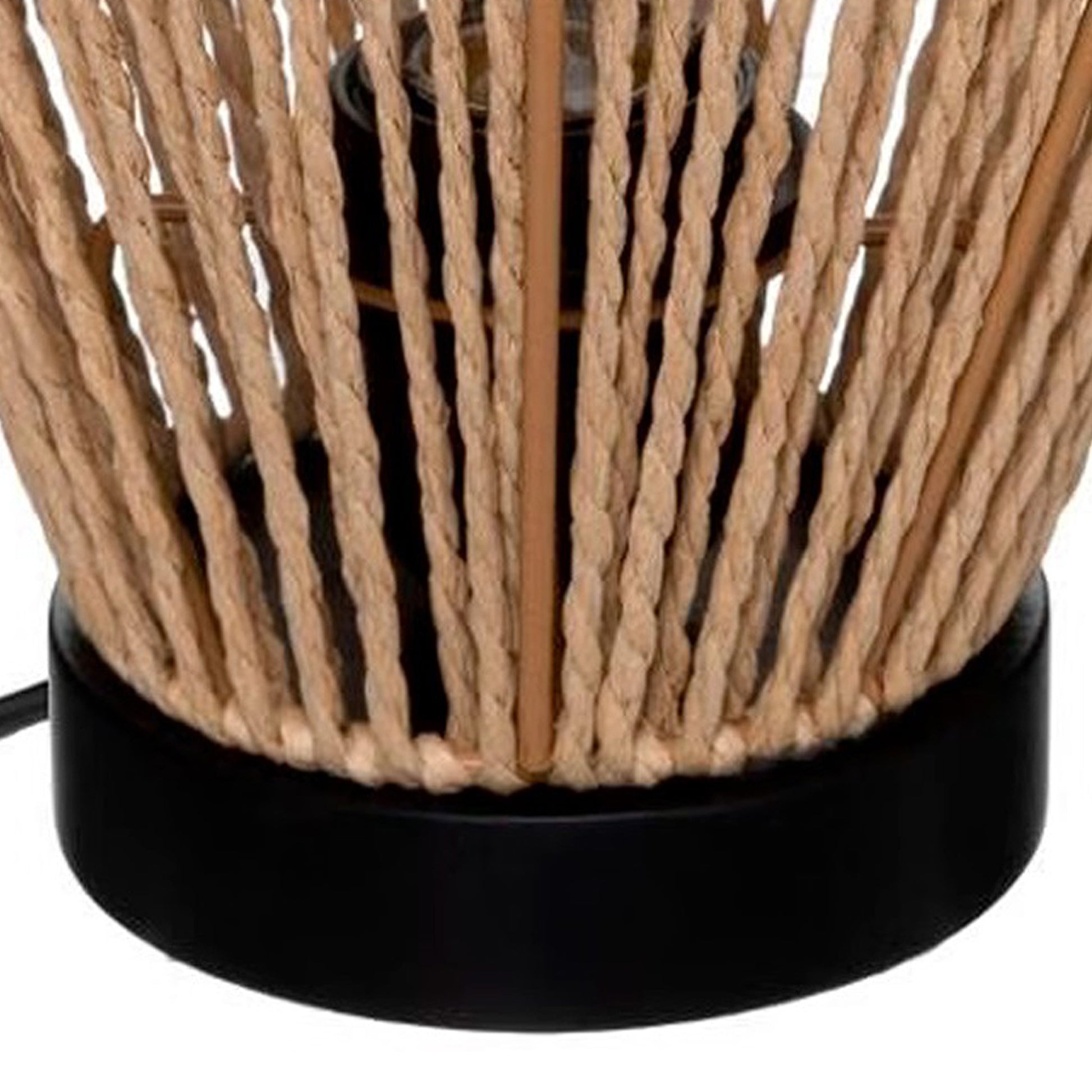 Wellhome Lámpara Sobremesa Aissa Nature Metal H.32cm