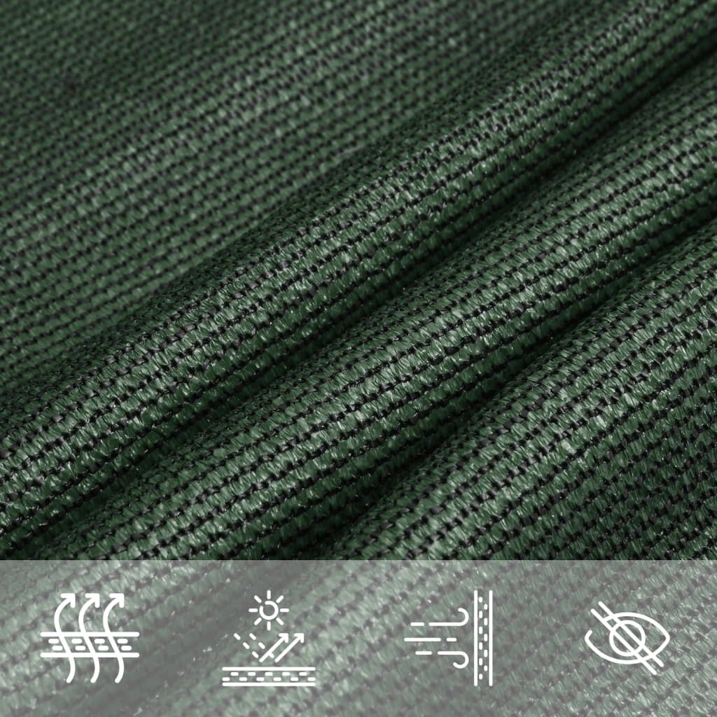 Vidaxl Toldo De Vela Verde Oscuro Hdpe 160 G/m² 4,5x4,5 M_4