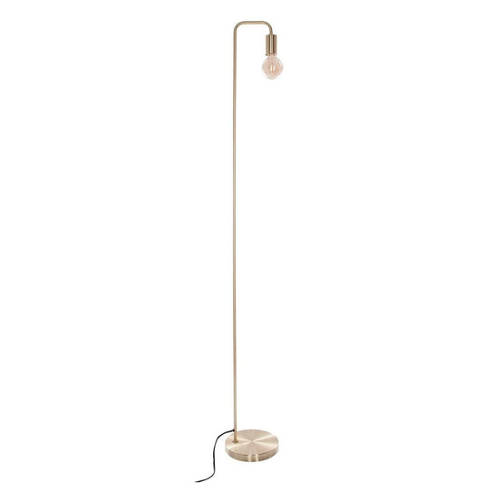 Wellhome Lámpara De Pie Metal Dorado H.150cm