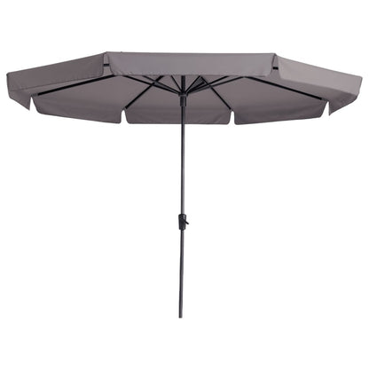 Madison Sombrilla De Jardín Redonda Syros Luxe Taupe 350 Cm_0