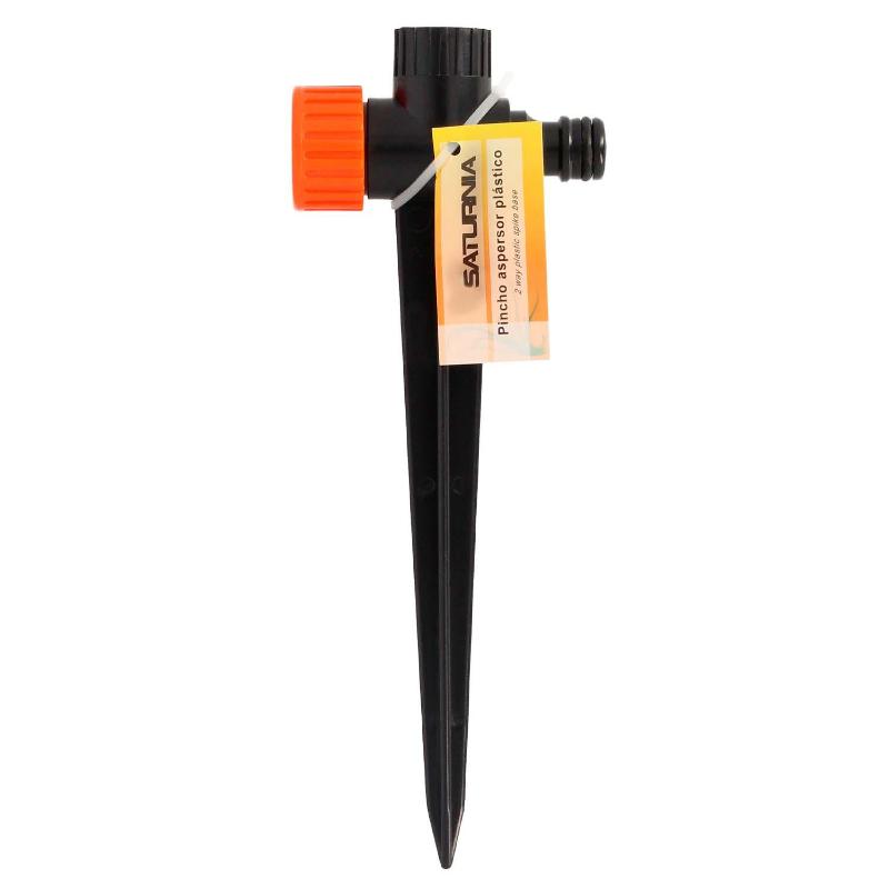 Pincho Para Aspersor Plastico Saturnia Con Racord Manguera_0