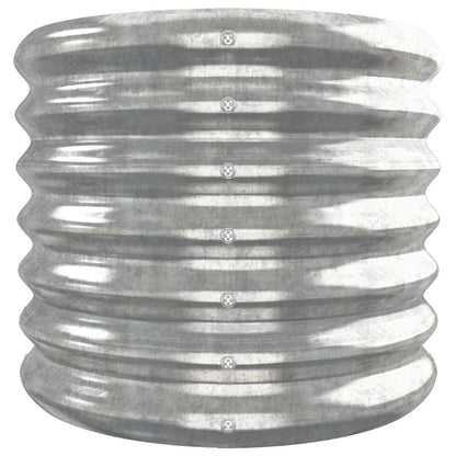 Jardinera Arriate Acero Galvanizado Plata 332x40x36 Cm_3