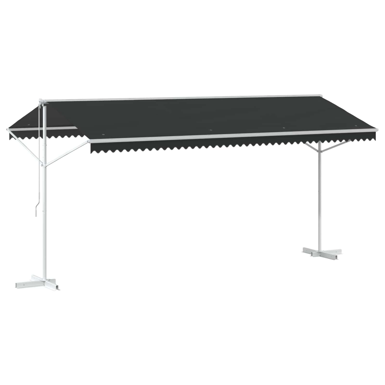 Toldo Independiente Gris Antracita 5 X 3 M Poliéster_0