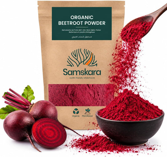 Remolacha En Polvo Bio - 250g | Superalimento Ecológico Vegano En Polvo Para Batidos Y Repostería, Sin Gluten_0