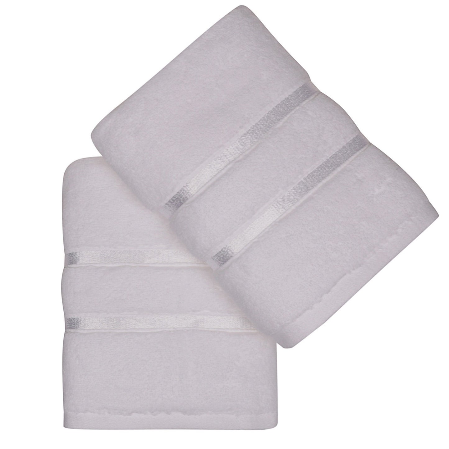 Juego De Toallas De Mano (2 Piezas) Blanco_2