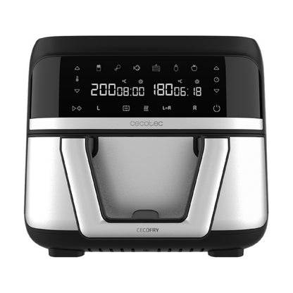 Freidora De Aire Sin Aceite De 9 L Cecofry Dual 9000 Air Fryer. 2850 W, Digital Y Compacta, Temperatura Dual, Tecnología Perfectcook, Opción De Divi_0
