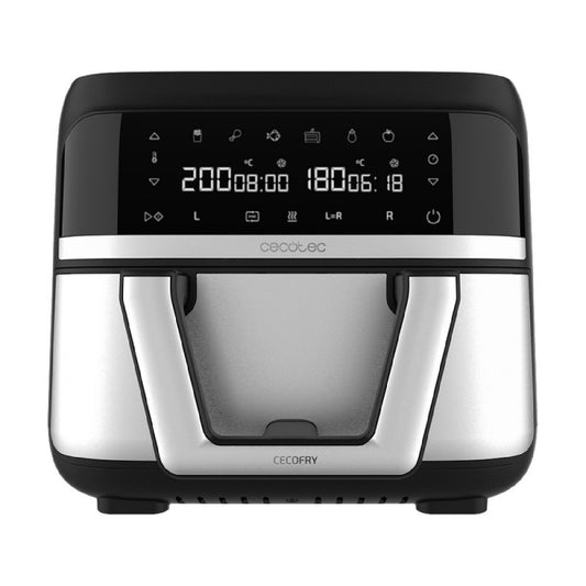 Freidora De Aire Sin Aceite De 9 L Cecofry Dual 9000 Air Fryer. 2850 W, Digital Y Compacta, Temperatura Dual, Tecnología Perfectcook, Opción De Divi_0
