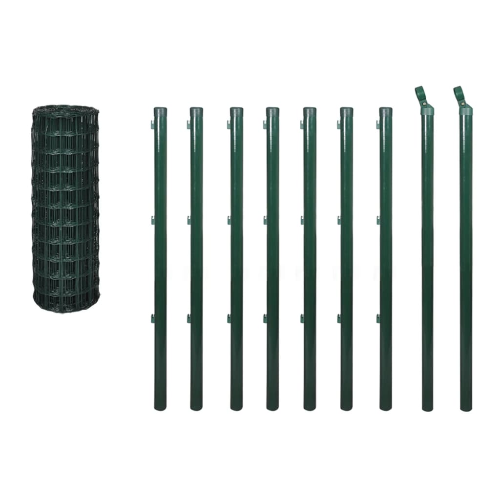 Set De Euro Valla Acero Verde 10x1,2 M / Vetonek_1