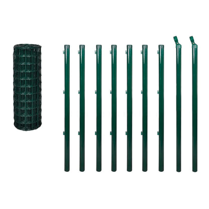 Set De Euro Valla Acero Verde 10x1,2 M / Vetonek_1