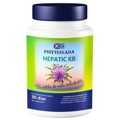 Hepatic Kb 30 Cápsulas Detoxifica. Depurativo