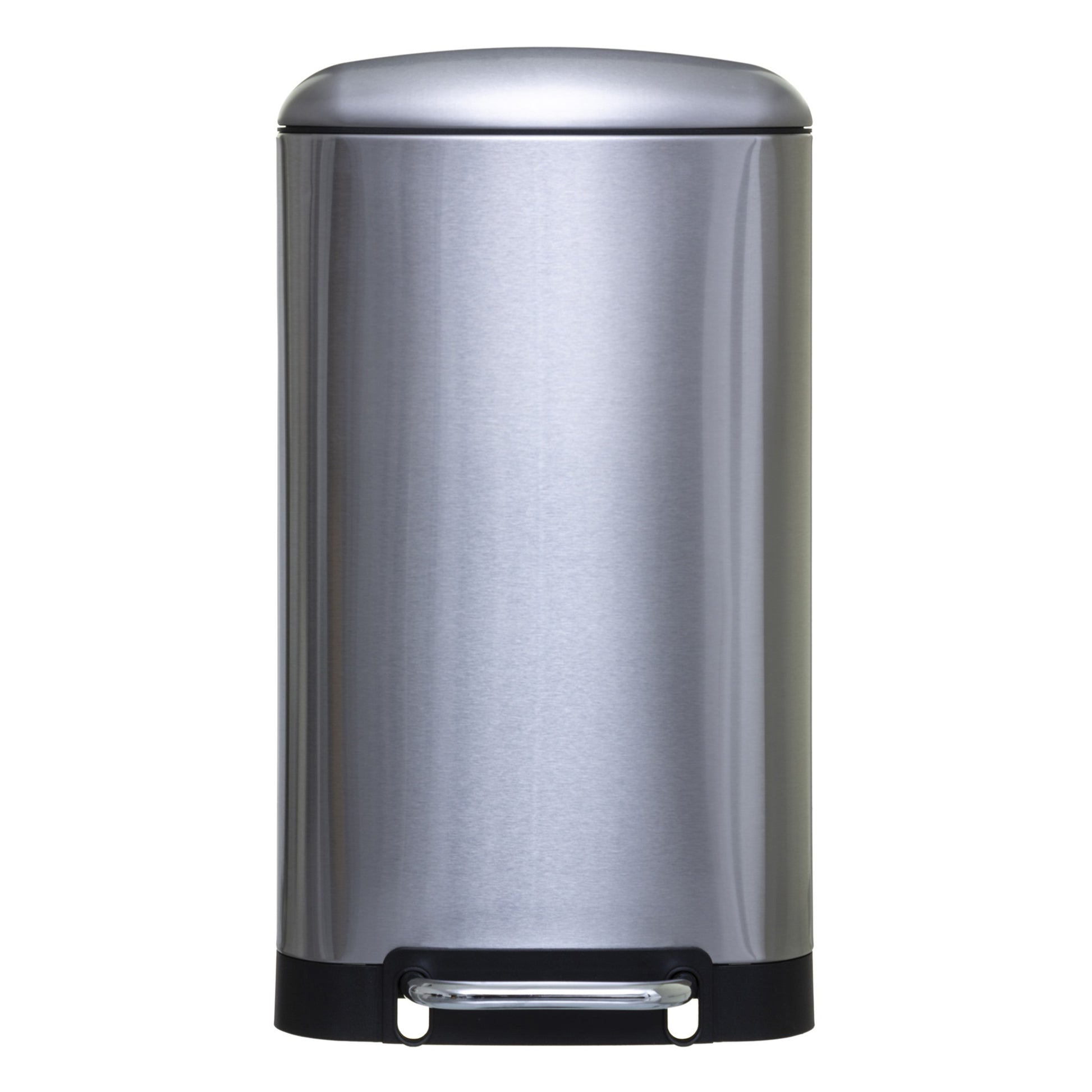 Wellhome Papelera Con Pedal De Metal 30l