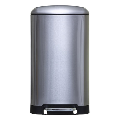 Wellhome Papelera Con Pedal De Metal 30l