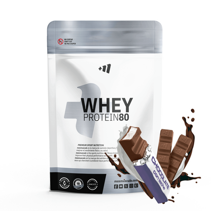Whey Protein80 - 500g - Chocolate Con Leche - Aumenta La Masa Muscular - Masmusculo_0