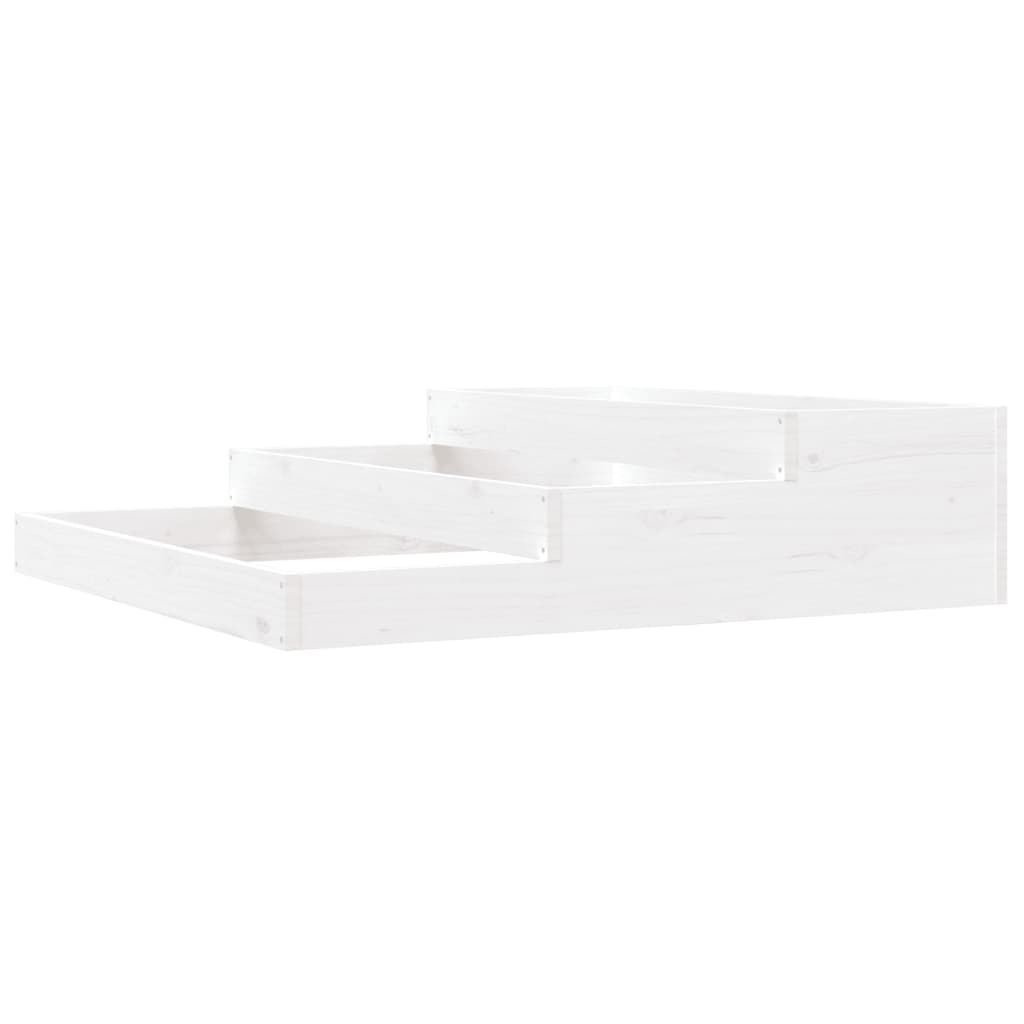 Jardinera Madera Maciza De Pino Blanco 107x107x27 Cm_0