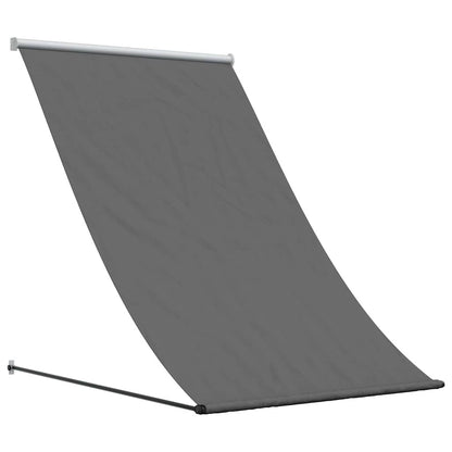 Toldo Retráctil De Tela Y Acero Gris Antracita 150x150 Cm_0