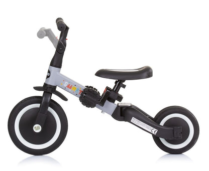 Triciclo Convertible En Bicicleta Con Pedales Smarty Grey_3