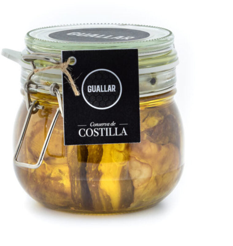 Conserva De Costilla En Aceite De Oliva Virgen Extra - Conserva Gourmet Guallar.