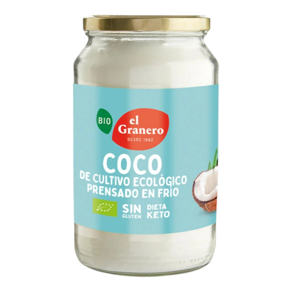 Aceite De Coco Virgen Extra Prensado En Frío Bio 400 Ml_0