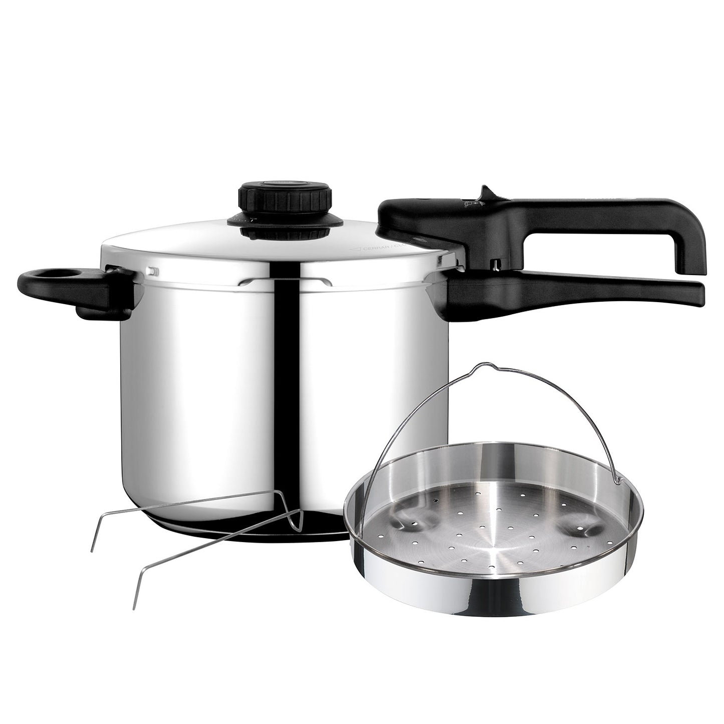 Olla A Presión 8 Litros, Inducción, Express Super Rápida, Acero Inoxidable 18/10, Todas Cocinas Fagor Dual Xpress 8 Plata_0