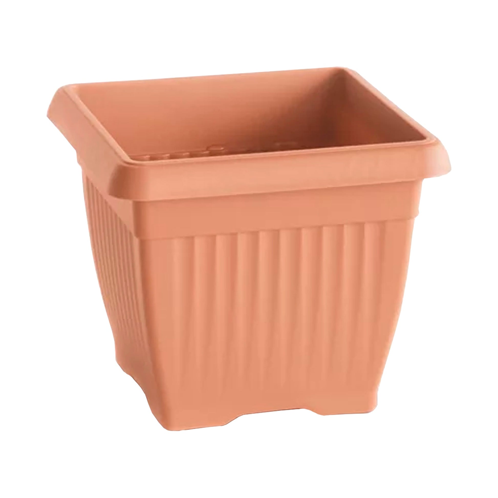Maceta Terra 1,7l., Dimensiones (mm) 150x150x130, Color Terracota_0
