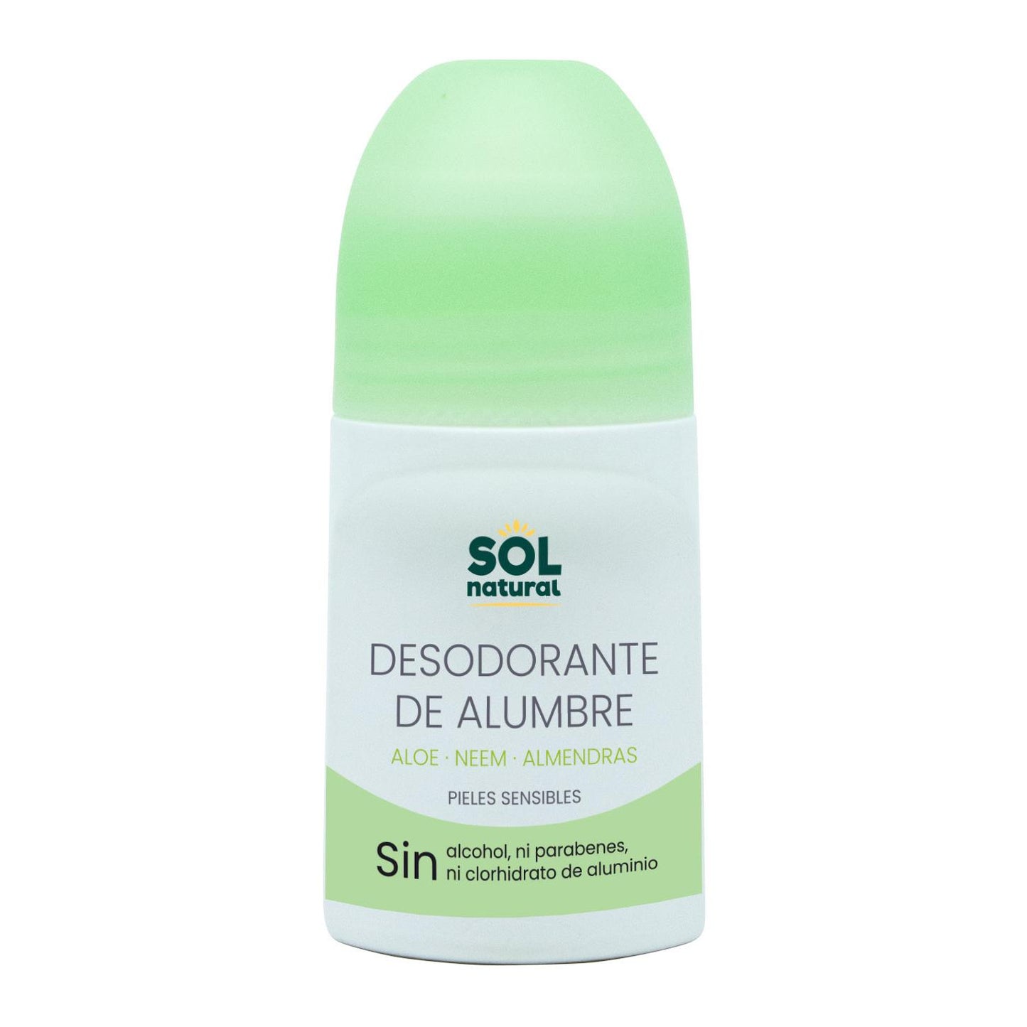 Desodorante Líquido de Alumbre, Aloe Vera y Neem Sol Natural 75 ml
