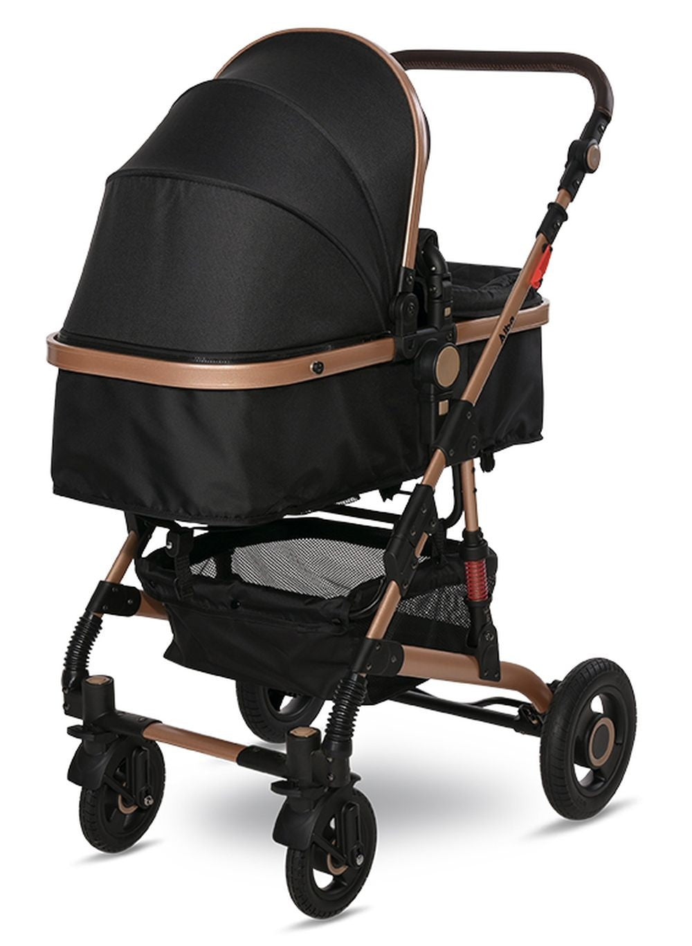 Carrito De Bebé Dúo Convertible Alba Premium Black_2