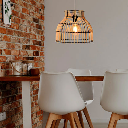 Well Home Lámpara Colgante En Bambú 32x36x32,5cm