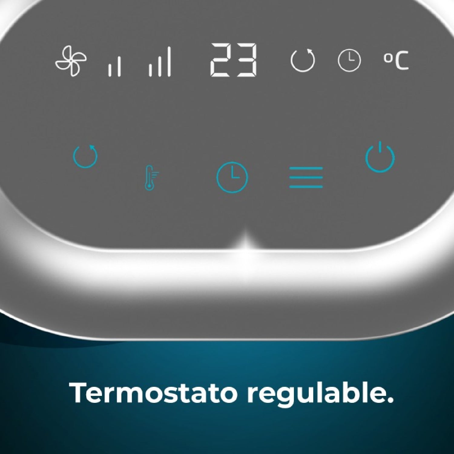 Cecotec Calefactor Cerámico De Sobremesa Readywarm 1550 Max Ceramic Rotate Smart White_1