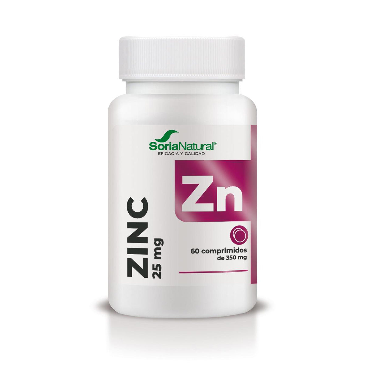 Zinc liberación sostenida, Soria Natural, 60 comprimidos