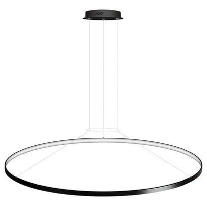 Luminaria Colgante Cycle In, 130w, Antracita, Ø140cm, Blanco Neutro_2
