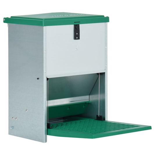 Vidaxl Comedero Automático Para Aves De Corral Con Pedal 12 Kg_0