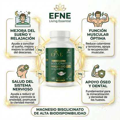 Magnesio Bisglicinato Efne – Sueño, Relajación Y Energía Natural_1