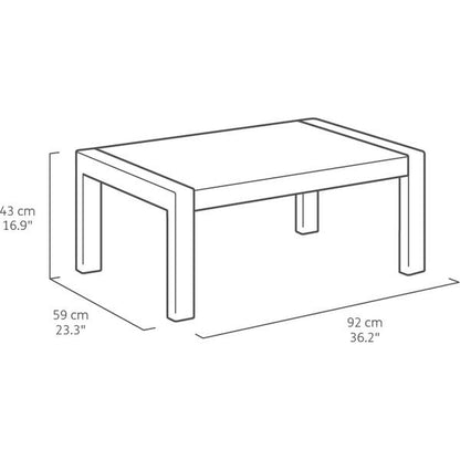 Set de muebles Victoria Lounge Grafito