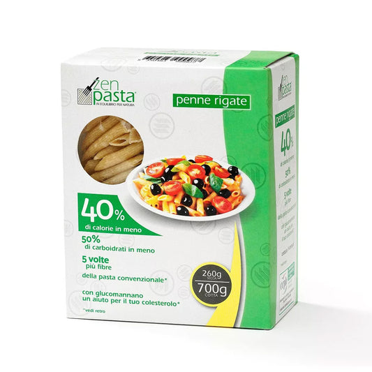 Penne Rigate con Konjac y sémola 40% menos calorías 260g