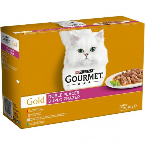 GOURMET GOLD Doble Placer Surtido Multipack (12 x 85 g)