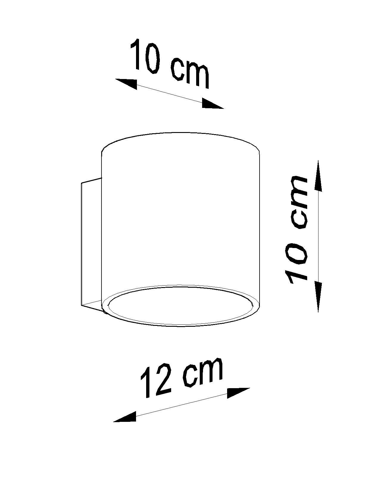Aplique De Pared Orbis 1 Gris, G9_5